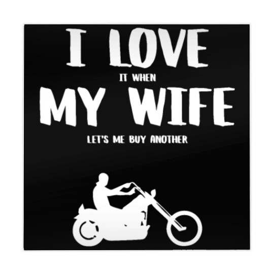 I love it when my wife - funny chopper Mahjong Mats