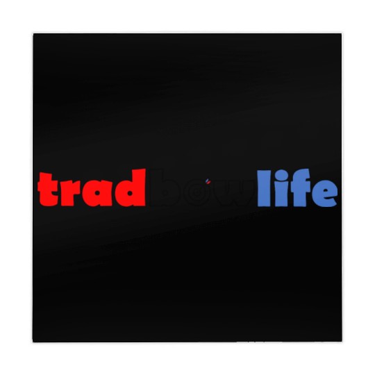 tradbowlife logo - 'bow' clear and outlined Mahjong Mats
