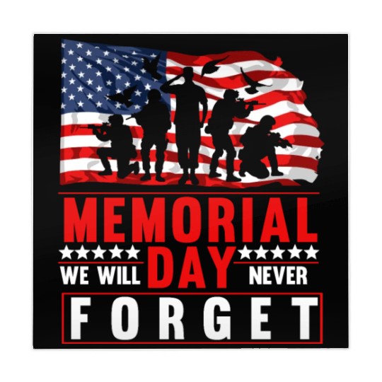 Memorial Day American Flag Soldiers Patriotic US Mahjong Mats