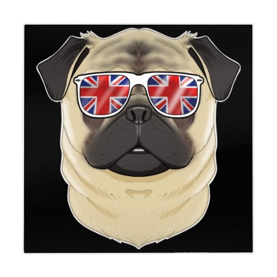 Pug UK Sunglasses I English Flag I Union Jack Mahjong Mats