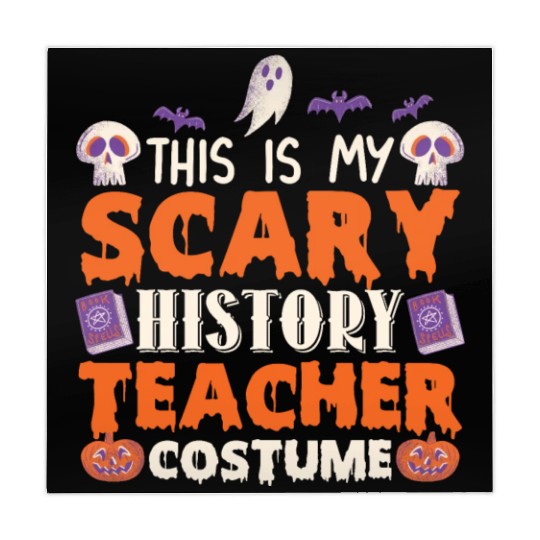 This is My Scary History Teacher Costume Halloween Mahjong Mats