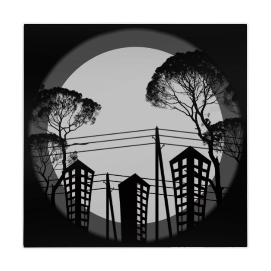 Black Tree Building Mahjong Mats