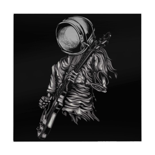 Astronaut Playing Guitar Astronomy Mahjong Mats