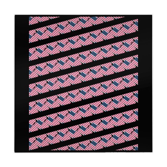 Pattern flag Independence Since 1776 Fourth July Mahjong Mats