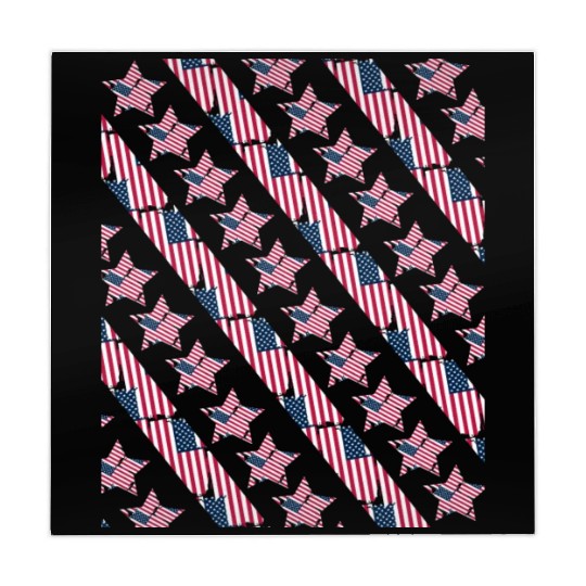 Pattern flag Independence Since 1776 Fourth July Mahjong Mats