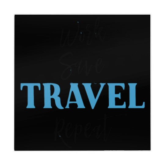 Work Save Travel Repeat Mahjong Mats