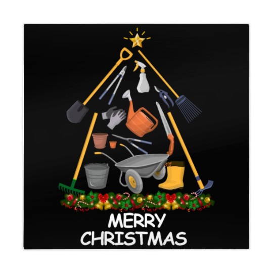 Farmer Christmas Tree Merry Christmas Mahjong Mats