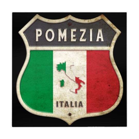 Pomezia Italy coat of arms flags design Mahjong Mats