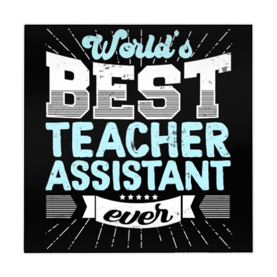 Worlds Best Teacher Assistant Ever Funny Mahjong Mats