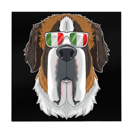Saint Bernard Italy Sunglasses I Italian Flag Mahjong Mats