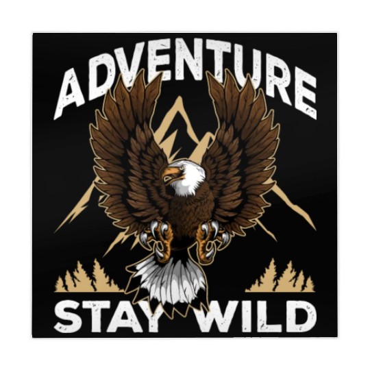 Adventure Lover Bald Eagle Natural Park Camping Mahjong Mats