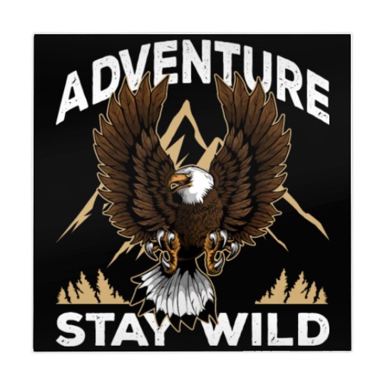 Adventure Lover Bald Eagle Natural Park Camping Mahjong Mats