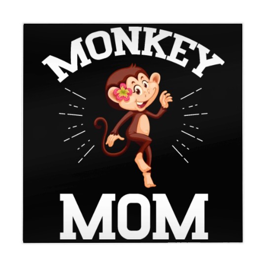 Monkey Mom Mothers Day Best Mama Ever Animal Ape Mahjong Mats