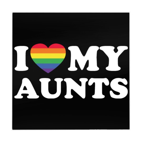 LGBTQ I Love My Aunts Aunties Lesbian Trans Mahjong Mats