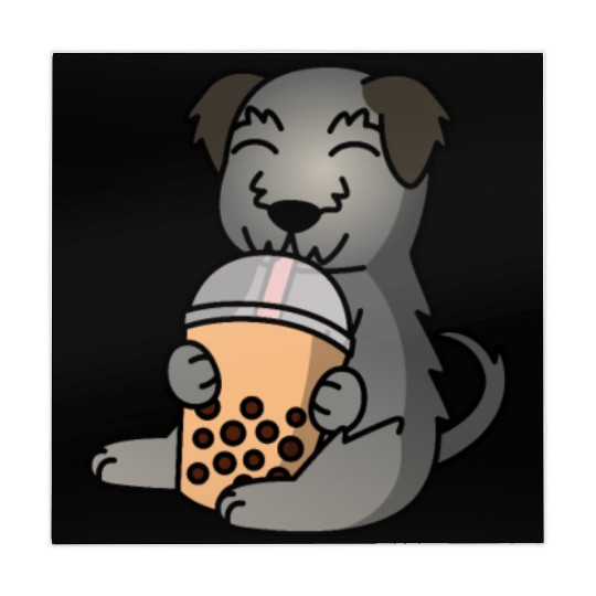 Boba Bubble Tea Irish Wolfhound Mahjong Mats