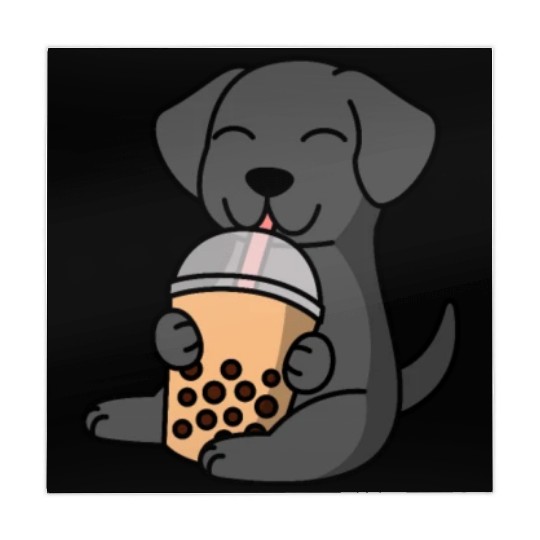 Boba Bubble Tea Great Dane Mahjong Mats