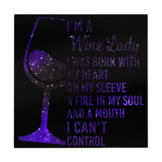 I'm A Wine Lady My Heart On My Sleeve Fire In Mahjong Mats