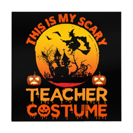 This Is My Scary Teacher Costume Mahjong Mats