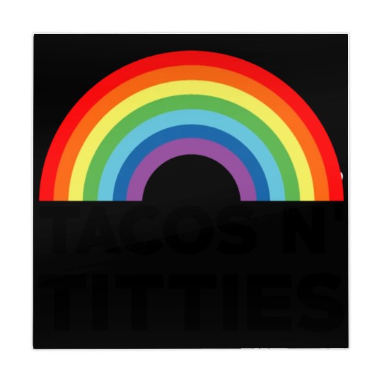 Tacos and Titties Funny LGBT Gay Pride Gifts LGBTQ Mahjong Mats