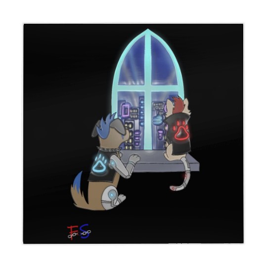 Cyberpunk Mahjong Mats