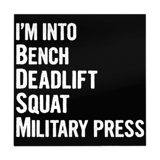 I'm Into BDSM Bench Squat Deadlift Military Press6 Mahjong Mats