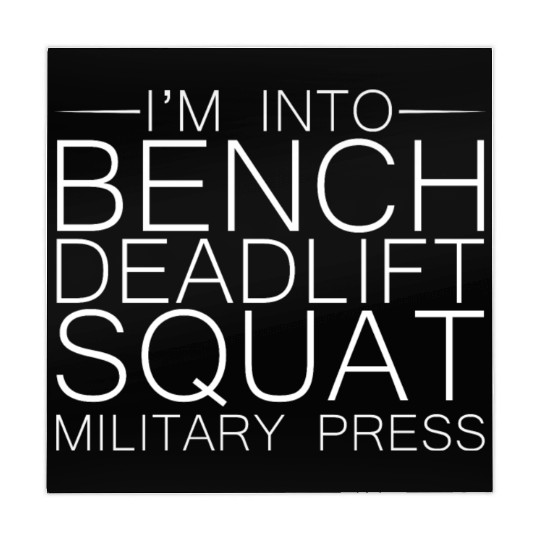 I'm Into BDSM Bench Squat Deadlift Military Press8 Mahjong Mats