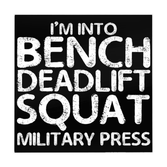 I'm Into BDSM Bench Squat Deadlift Military Press7 Mahjong Mats