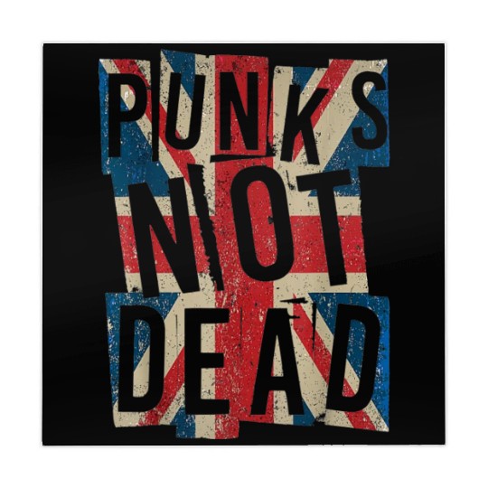 Punks Not Dead Vintage UK London Flag Punk Is Not Mahjong Mats