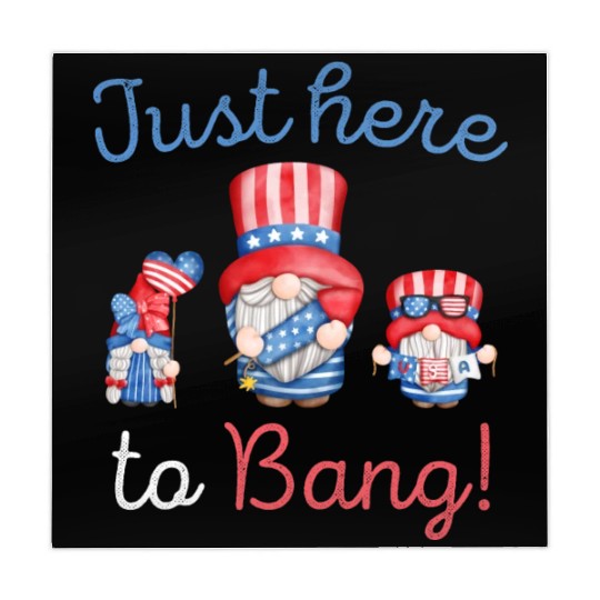 Funny US Gnomes 4th of July Humor Mahjong Mats