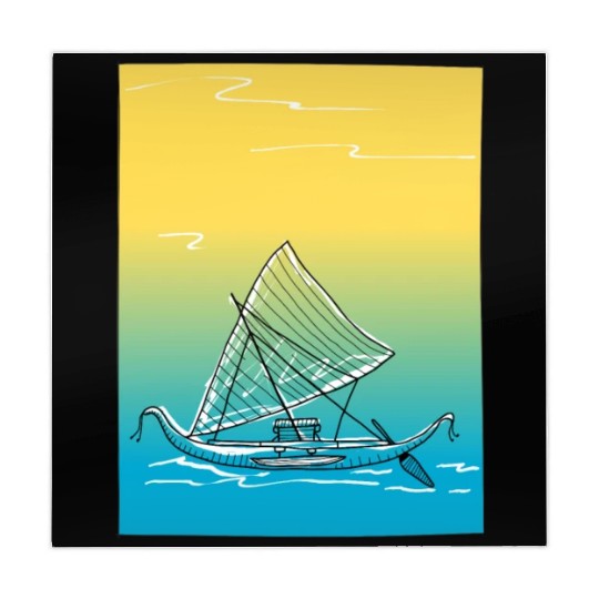 sailing canoe Mahjong Mats