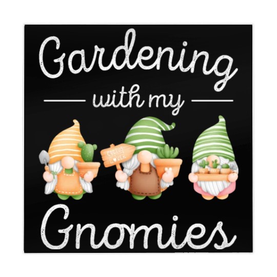 Gnomes Succulent Gardening Gnome Cactus Owner Mahjong Mats
