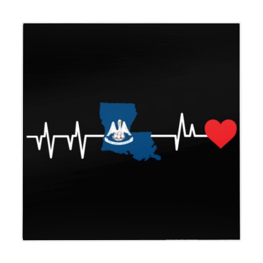 Louisiana Heartbeat Gift Mahjong Mats