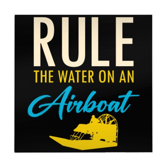 Airboat Fanboat Airboating Planeboat Swamp boat Mahjong Mats