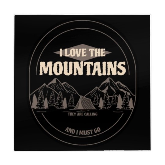 I Love The Mountains Mahjong Mats