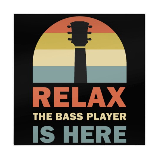 Relax The Bass Player Is Here Bass Guitar Musician Mahjong Mats