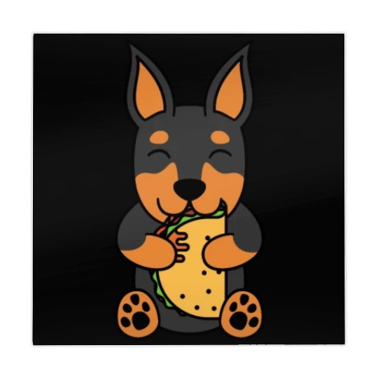 Doberman Taco Lover Mahjong Mats