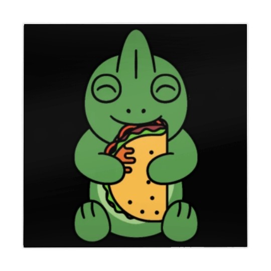 Chameleon Taco Lover Mahjong Mats