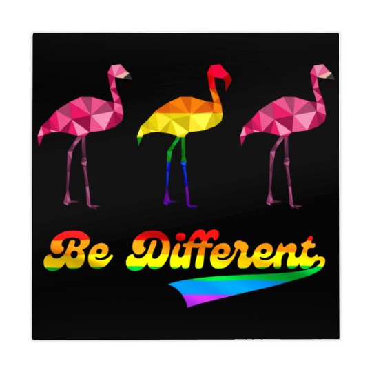 Flamingo LGBTQ Rainbow Flag Gay Pride Month Mahjong Mats
