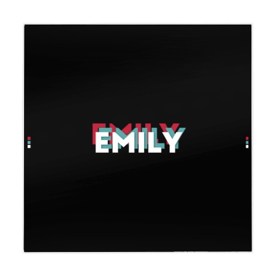 Emily Name - Funny Name Emily 80s theme Mahjong Mats