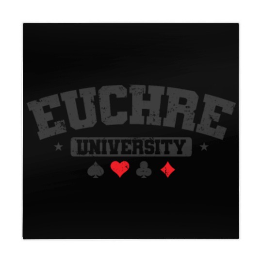 Euchre University Deck of playing Cards Mahjong Mats