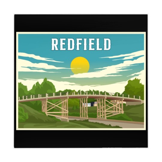 Redfield Historic James Street Bridge Mahjong Mats