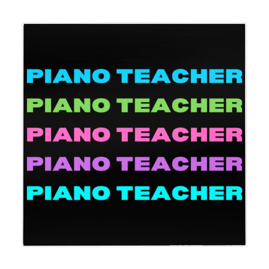 Piano Teacher Multi Color Mahjong Mats
