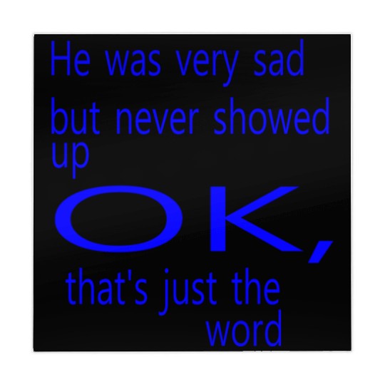 He was very sad but never Mahjong Mats