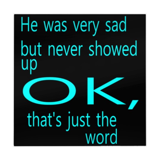 He was very sad but never Mahjong Mats