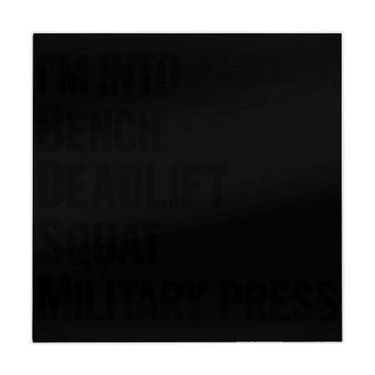 I'm Into BDSM Bench Squat Deadlift Military Press6 Mahjong Mats