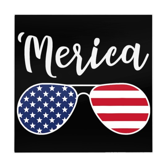 Merica Red Whie And Blue Stars Stripes Sunglasses Mahjong Mats