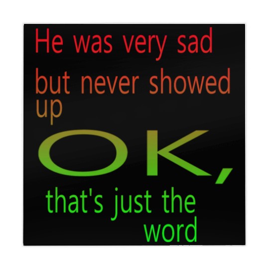 He was very sad but never Mahjong Mats