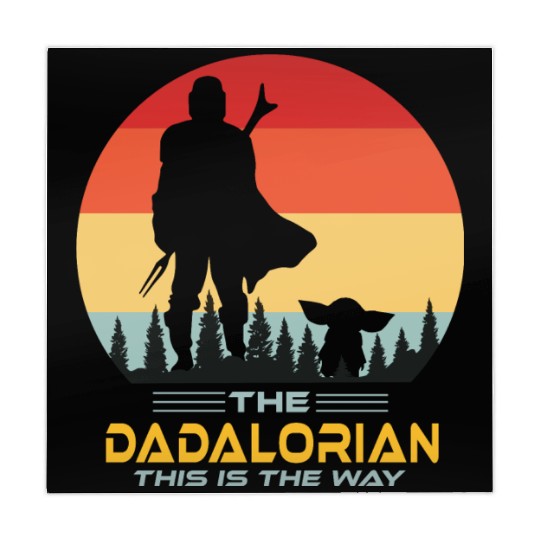 Funny The Dadalorian This is The Way,Fathers Day Mahjong Mats