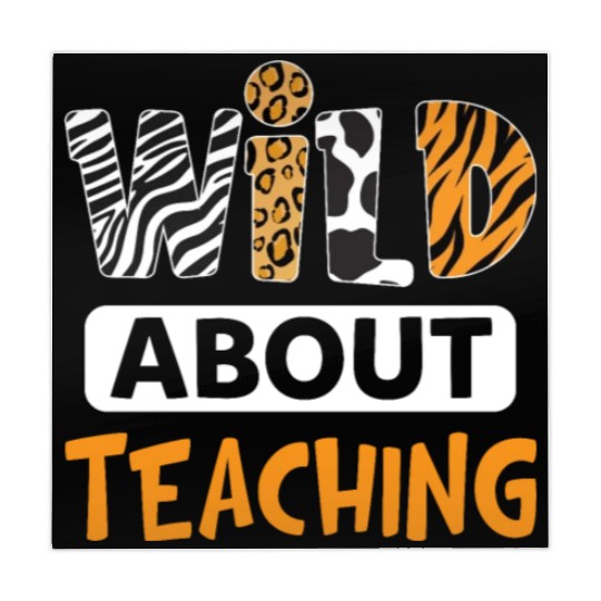 Wild About Teaching Funny Teacher Lady Mahjong Mats