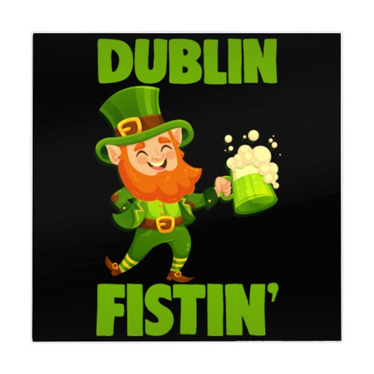 St. Patrick's Day Beer Drinking Dublin Fistin Mahjong Mats